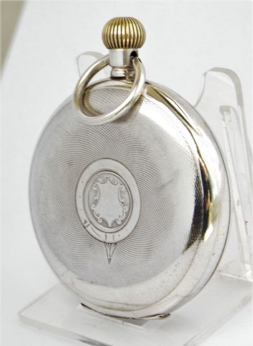 fig 1. A 1919 silver Cyma pocket watch.