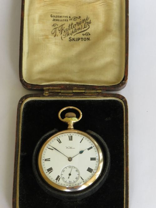 fig 1. 1907 Waltham Vanguard railroad grade pocket watch