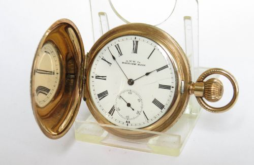 1901 Waltham Seaside Full Hunter Pocket Watch