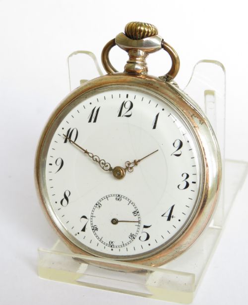 Antique Silver Essor Pocket Watch