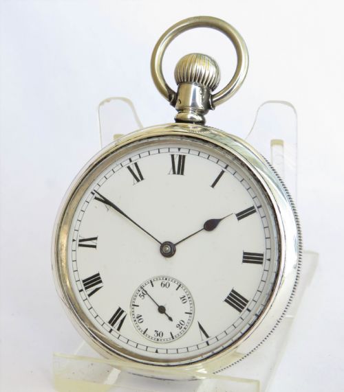Antique Silver Waltham Pocket Watch, 1912