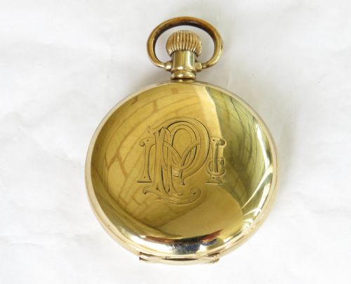 fig 1. 1920s Limit full hunter pocket watch