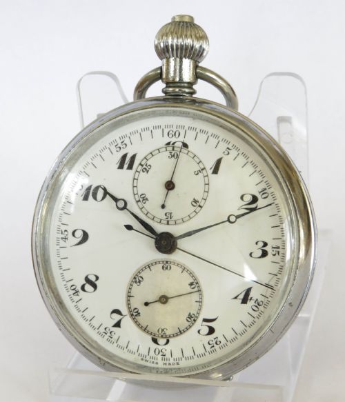 1930s Valjoux 61 Chronograph Pocket Watch