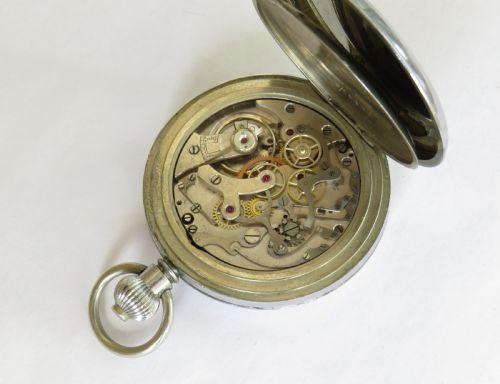 fig 2. 1930s Valjoux 61 chronograph pocket watch