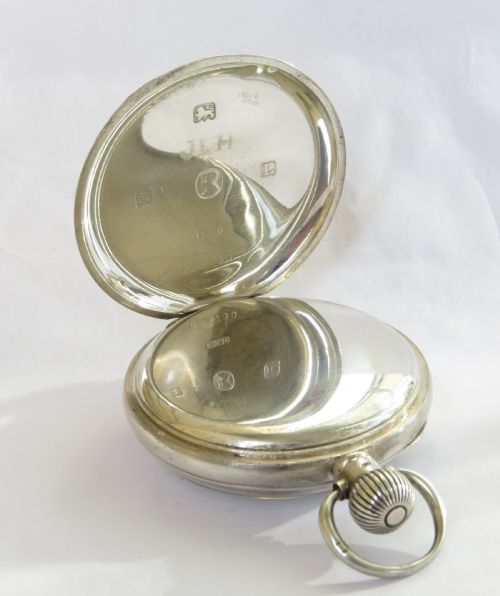 fig 3. Antique silver Record pocket watch, 1935