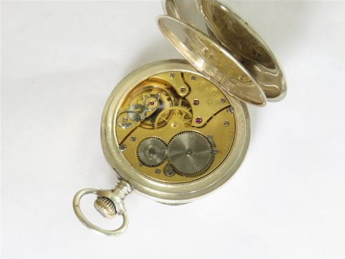 fig 2. Antique silver Zenith pocket watch