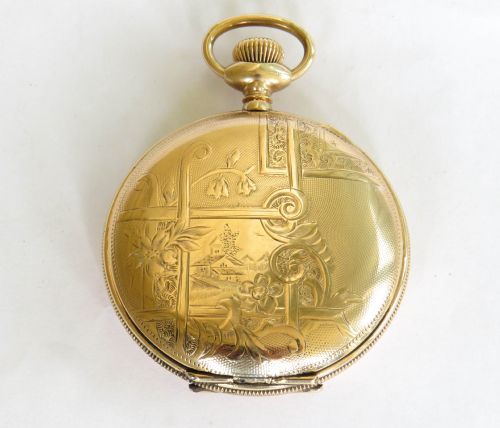 Antique United States Watch Co Hunter Pocket Watch