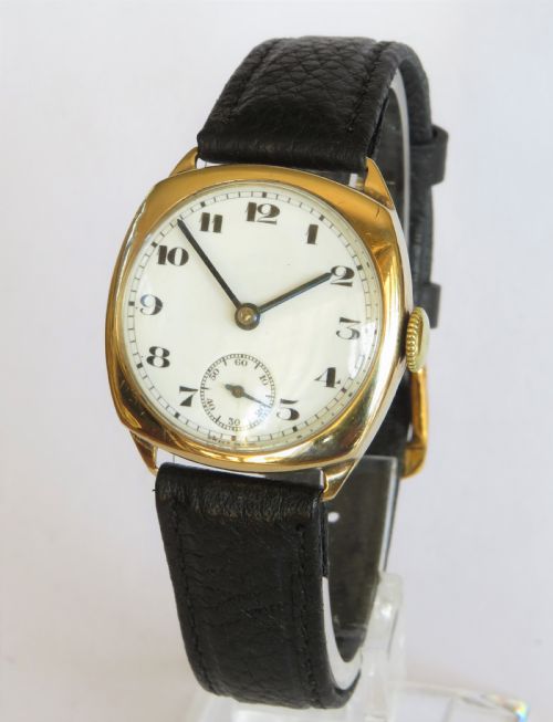 Gents 9ct Gold Wrist Watch, 1949