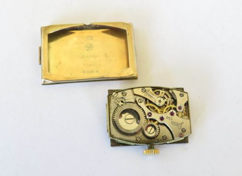 fig 2. 9ct gold Laco wrist watch, 1935