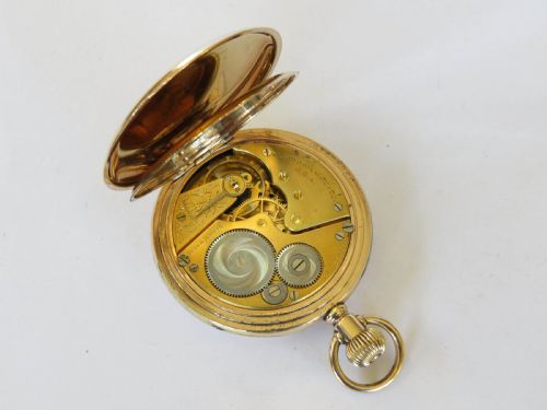 fig 2. 1922 Elgin full hunter pocket watch