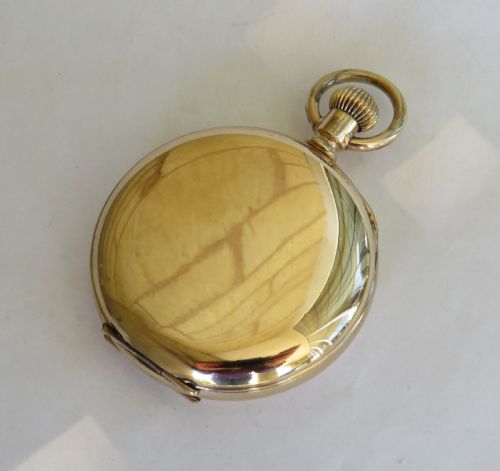 fig 1. 1920s Swiss full hunter pocket watch.