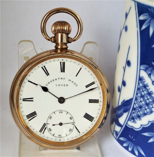 1920s Coventry Lever Stem Winding Pocket Watch.
