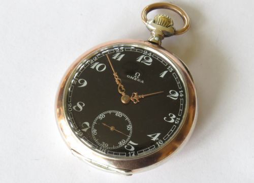 fig 1. Antique Omega pocket watch
