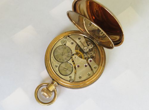 fig 1. Antique Vertex full hunter pocket watch