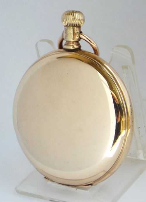 fig 1. 1902 Elgin full hunter pocket watch.