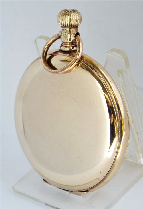 fig 2. 1902 Elgin full hunter pocket watch.