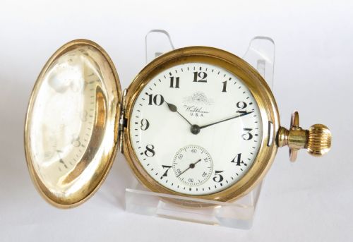 Waltham Full Hunter Pocket Watch for Thomas Russell