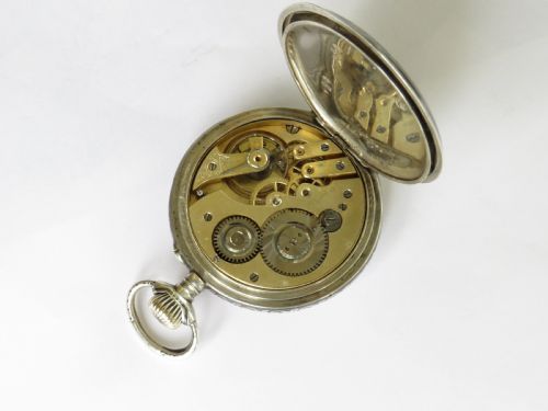 fig 3. Antique niello ware Swiss pocket watch