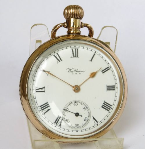 fig 1. Antique Waltham pocket watch, 1907