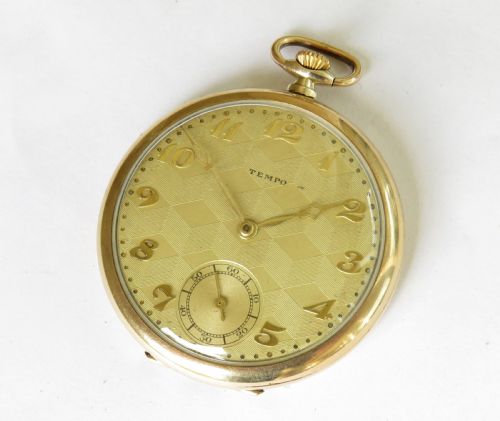 fig 1. 1930s Tempo pocket watch