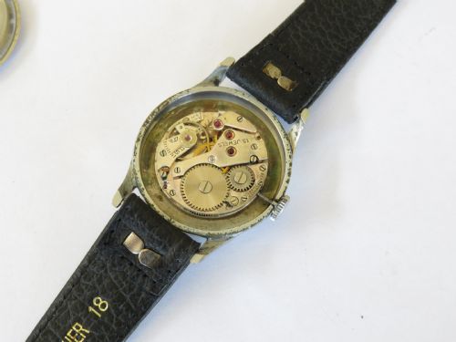 fig 2. Gents 1940s Nivrel wrist watch by Marvin