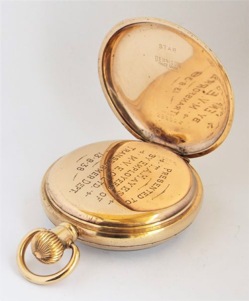 fig 2. 1930s James Walker London pocket watch made by Record.