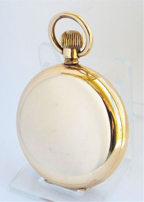 fig 1. A 1920s Record full hunter pocket watch originally retailed by Kendal & Dent London.