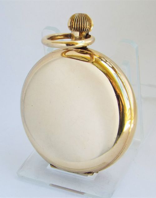 fig 2. A 1920s Record full hunter pocket watch originally retailed by Kendal & Dent London.