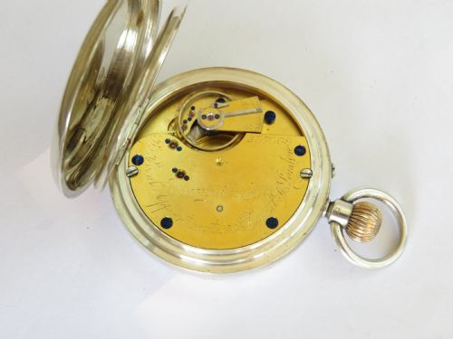 fig 3. Antique silver Rotherhams pocket watch for Carringtons, London