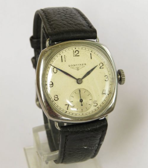 fig 1. Gents Longines wrist watch, 1937