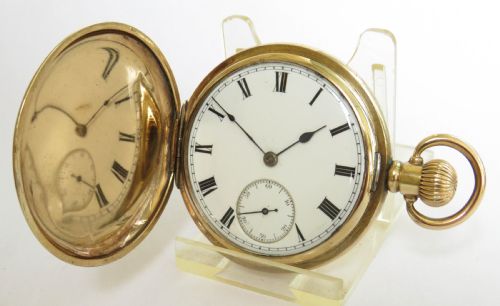 Antique 1903 Waltham Traveler Full Hunter Pocket Watch.