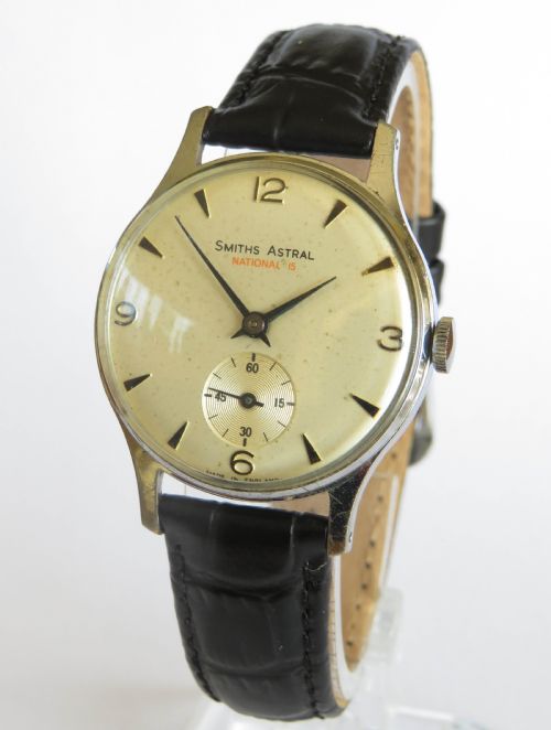 Gents 1960s Smiths Astral National 15 Wrist Watch