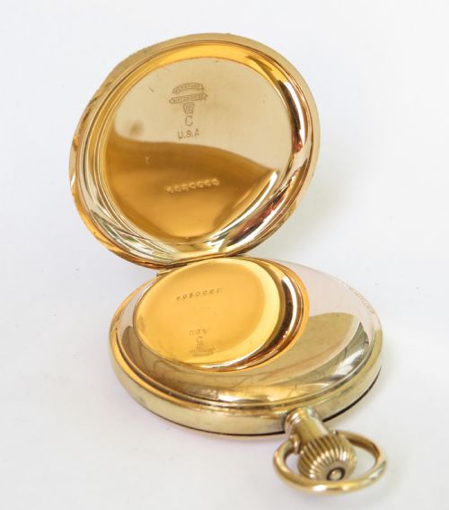 fig 2. 1921 Elgin full hunter pocket watch