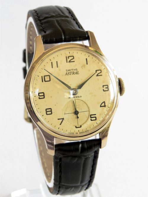 fig 1. Gents 1960s Smiths Astral wrist watch