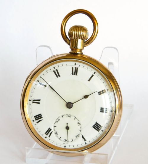 Antique Swiss Gold Filled Pocket Watch