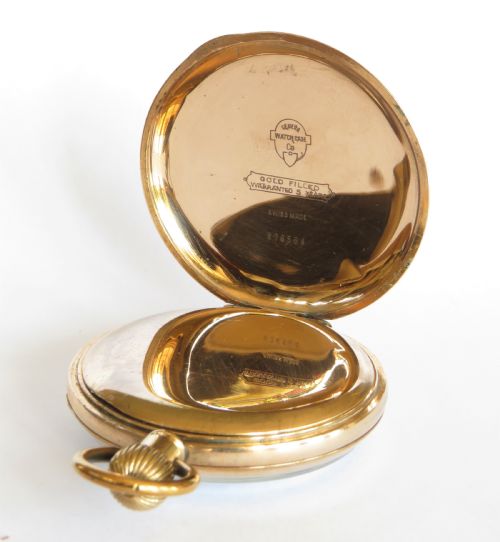 fig 2. Antique Swiss gold filled pocket watch