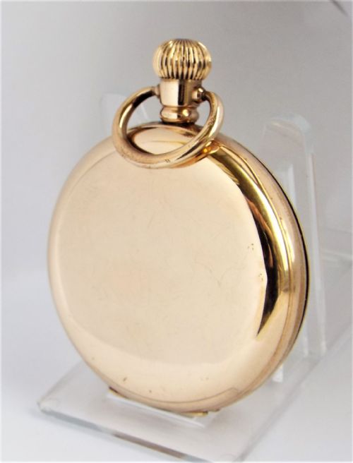 fig 2. Waltham full hunter pocket watch, 1924.