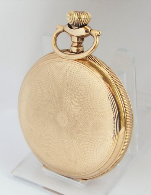 fig 2. Waltham full hunter pocket watch, 1922.