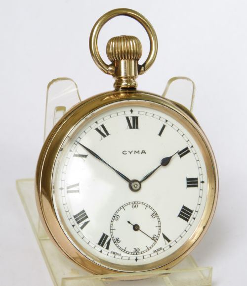 fig 1. 1930s Cyma pocket watch