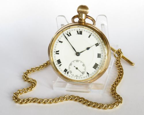 1920s Swiss Pocket Watch and Chain