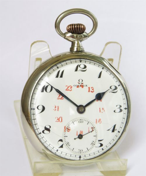 fig 1. Antique Omega pocket watch, 1924