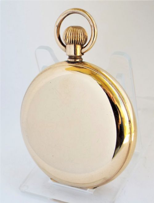 fig 1. Antique Thomas Russell full hunter pocket watch 1920s.