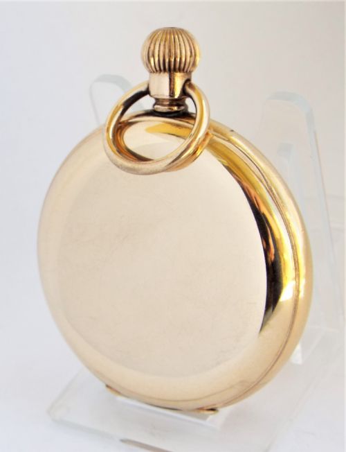 fig 2. Antique Thomas Russell full hunter pocket watch 1920s.