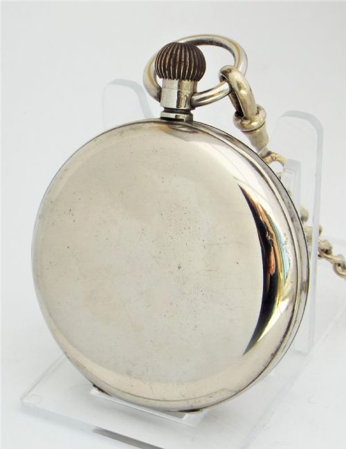 fig 1. Antique 1920s Limit pocket watch and chain.