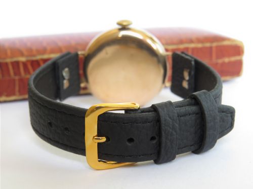 fig 3. Antique 9ct gold trench watch, 1919