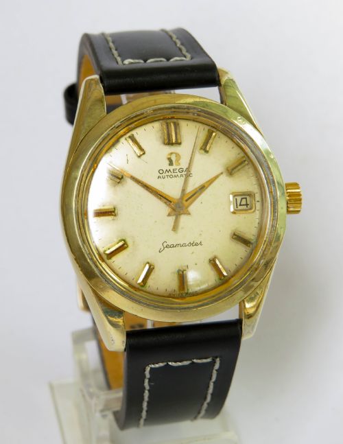 fig 1. Gents Omega Seamaster wrist watch, 1961