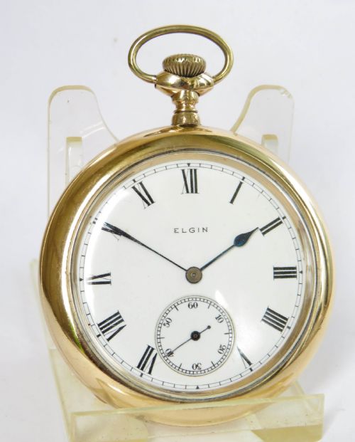 fig 1. Antique Elgin pocket watch, 1912