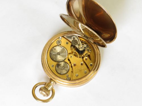fig 2. Revue full hunter pocket watch for J W Benson