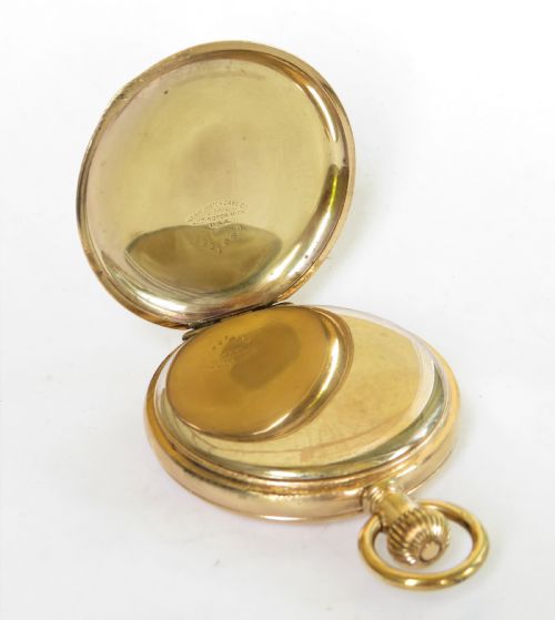 fig 3. Revue full hunter pocket watch for J W Benson