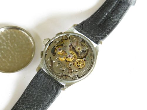 fig 2. Gents 1930s Landeron three-button chronograph